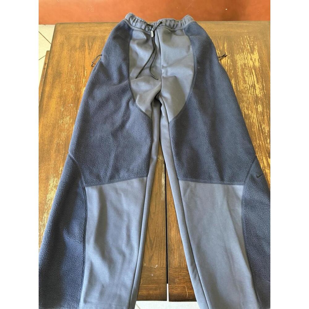 Nike Tech Boreas Men's Knit Open-Hem Pants Blue - Size XS NEW